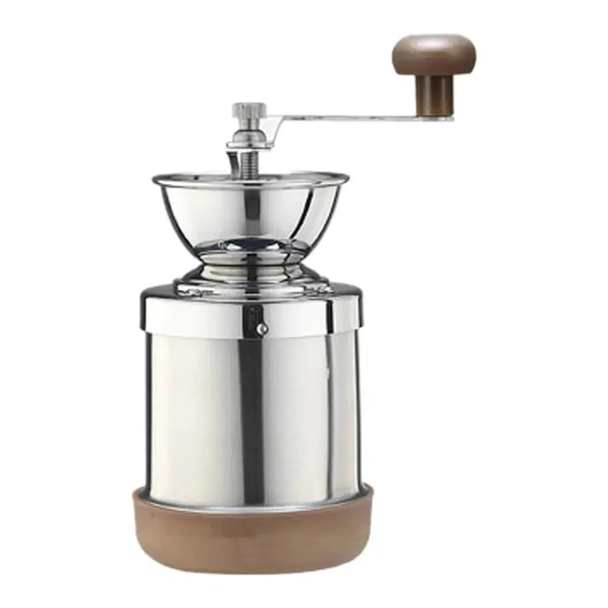 Ręczny młynek Tiamo - stal nierdzewna - Barista i Espresso