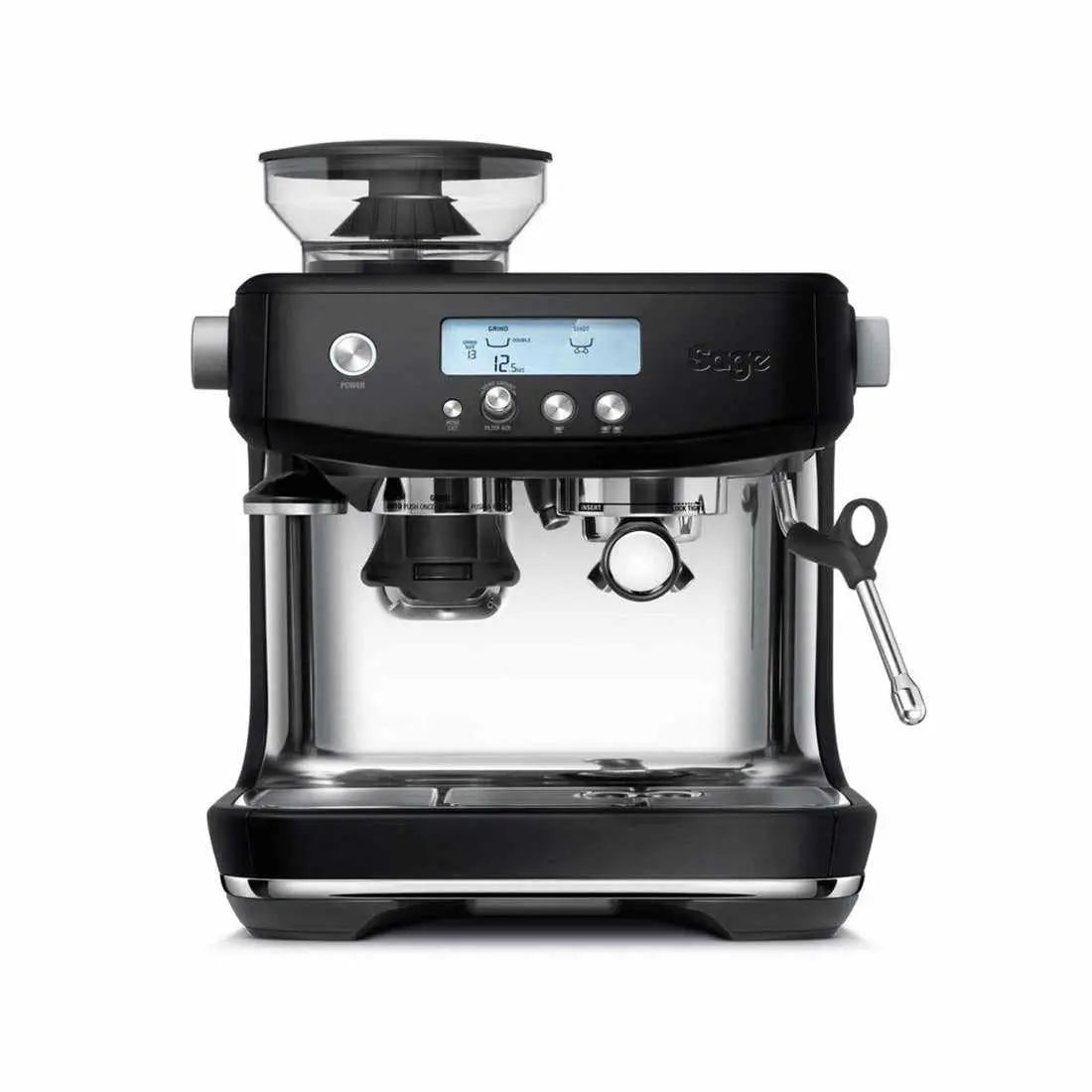Sage Barista Pro-Półautomatyczny-Sage Odnowiony-Czarny-Jak nowy-Barista i Espresso