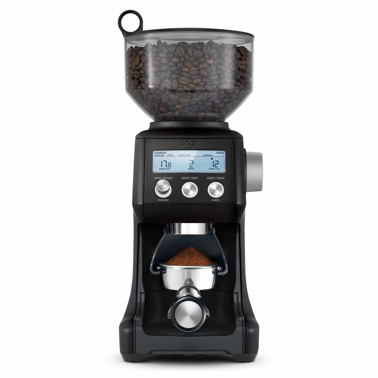 Sage SMART Grinder Pro młynek do kawy-Sage Odnowiony-Czarny-Jak nowy-Barista i Espresso
