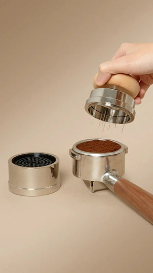 Zestaw akcesoriów do Espresso Pucks - Drewniany TIMEMORE