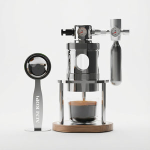 Aleman mikro pneumatyczny ekspres do espresso | Pneumatyczny 58 mm do biurka
