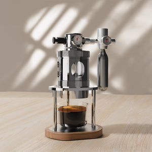 Aleman mikro pneumatyczny ekspres do espresso | Pneumatyczny 58 mm do biurka