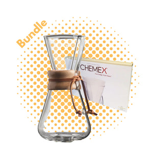 Chemex 3 filiżanki + 100 filtrów ESPRESSO GEAR