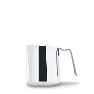 Polerowany dzbanek do mleka ze stali nierdzewnej do precyzyjnego nalewania, część akcesoriów Espresso i dzbanków do mleka, wszystko o kawie.