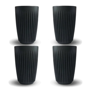 Kubek 12oz Węgiel 4 sztuki - Huskee HUSKEE