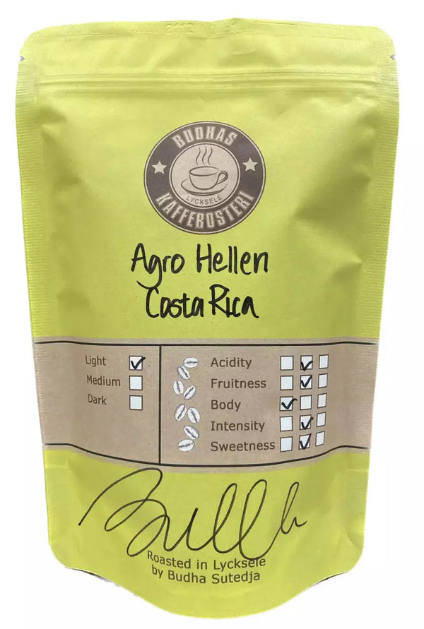 Agro Hellen - Całe ziarna jasno/średnio palone do parzenia filtrowanego 250g - Barista i Espresso